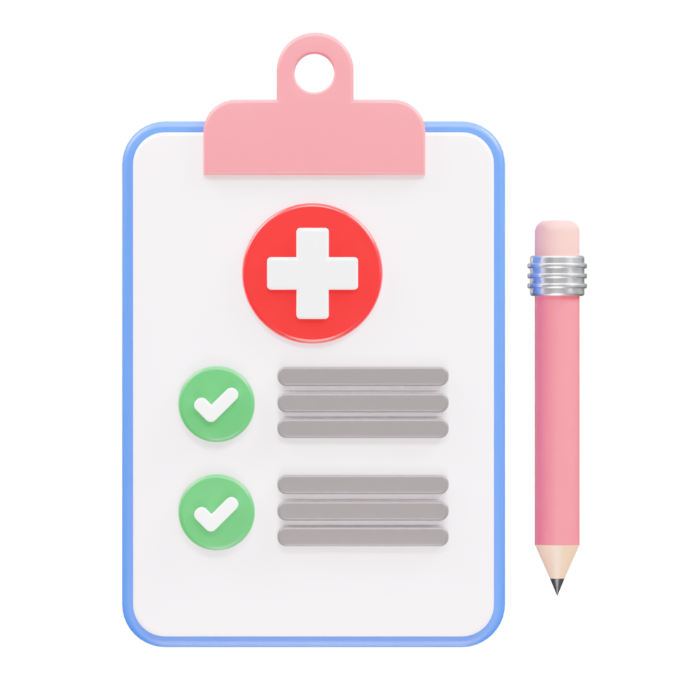 Medical icon 3d rendering illustration png