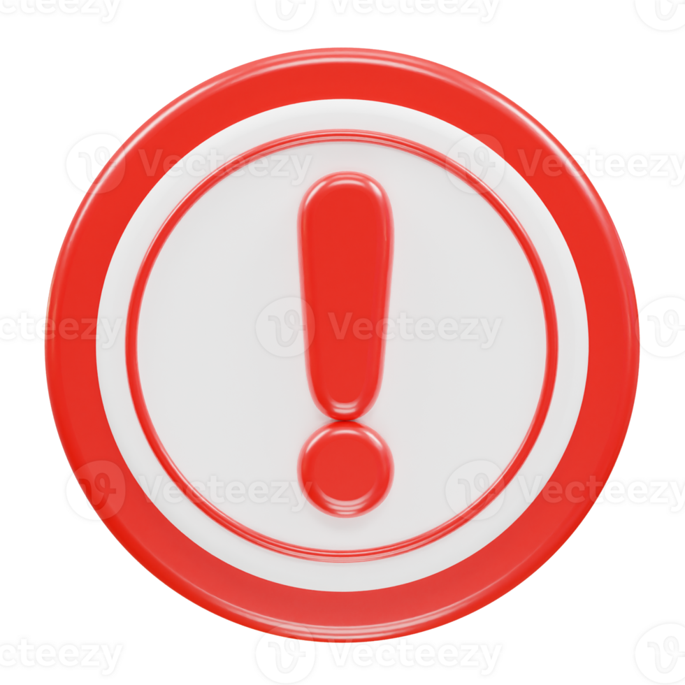 Exclaimed icon  render element png