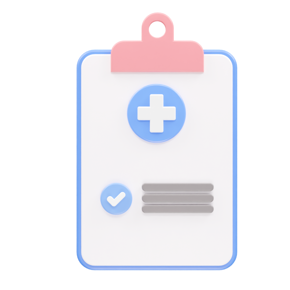 Medical icon 3d rendering illustration png
