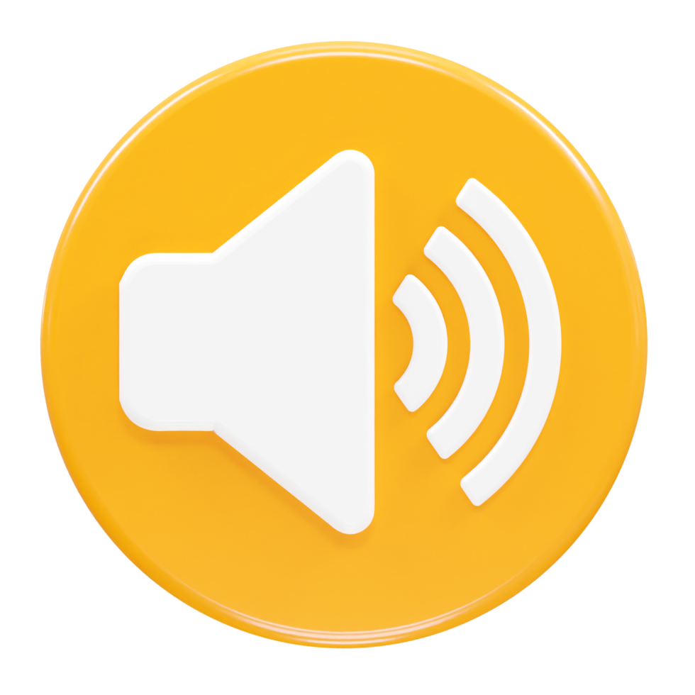 Sound volume icon rendering 28342501 PNG