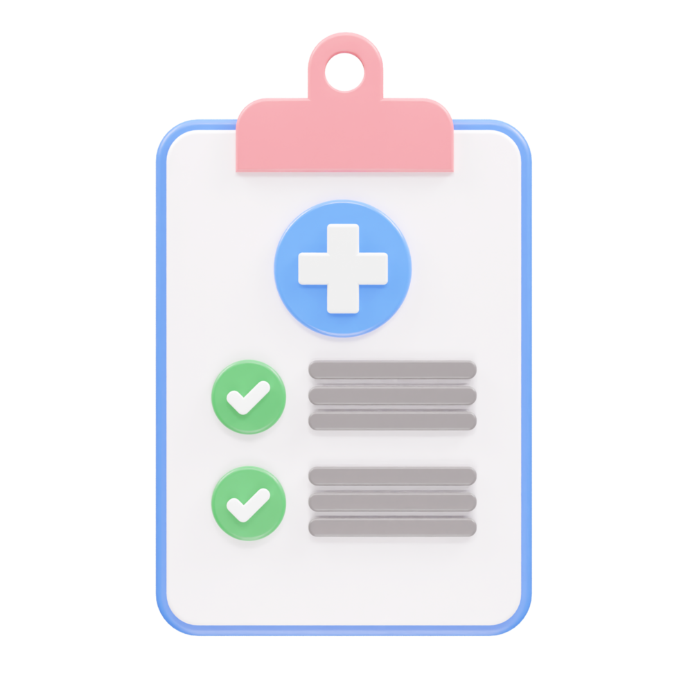 Medical icon 3d rendering illustration png