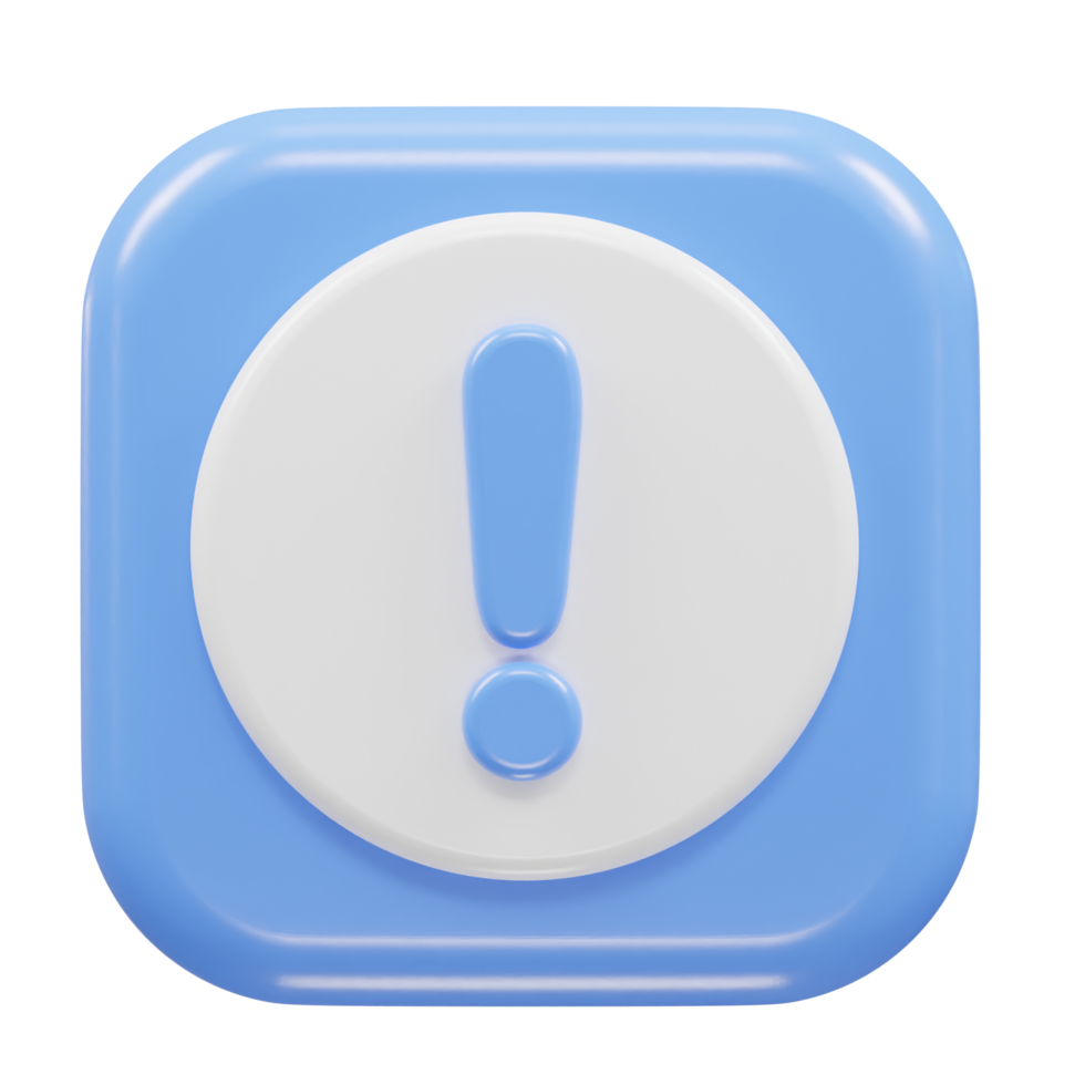 Exclaimed icon render element png