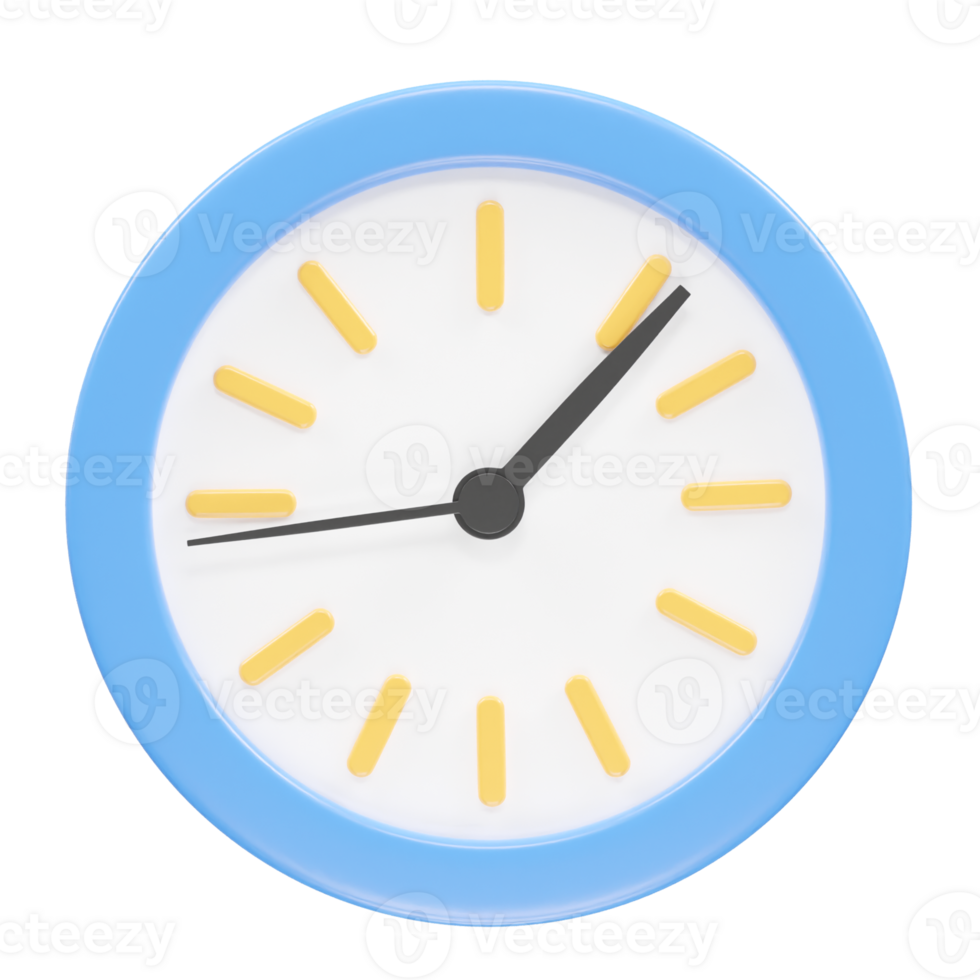 Watch icon 3d rendering illustration png