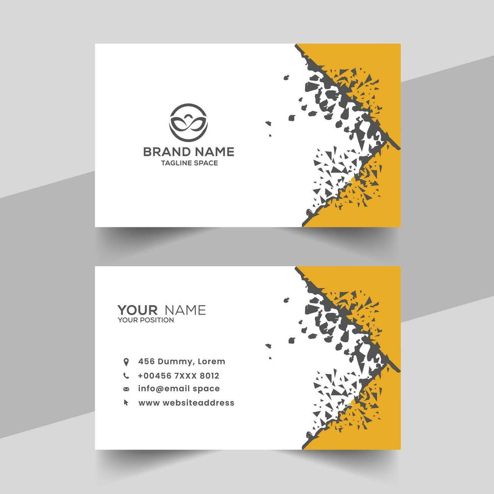 vector abstract black and red office visiting card template design