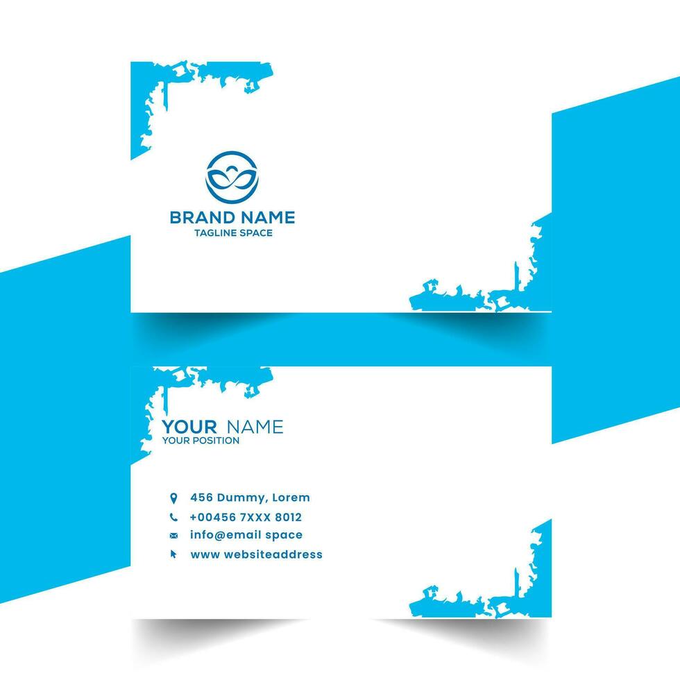 vector abstract black and red office visiting card template design