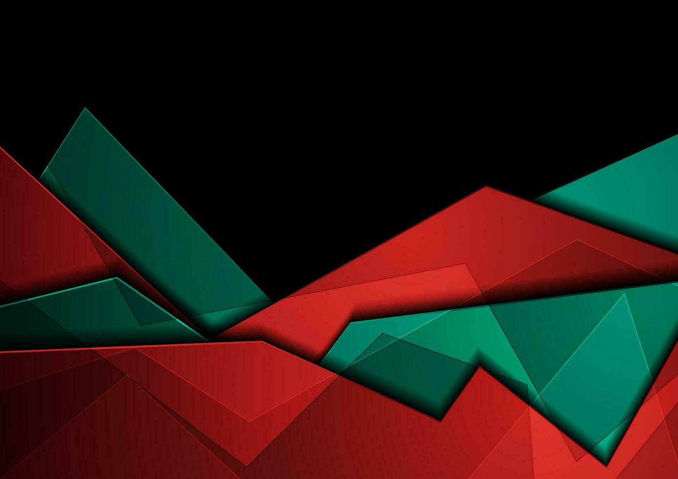 Turquoise and red glossy corporate abstract background vector