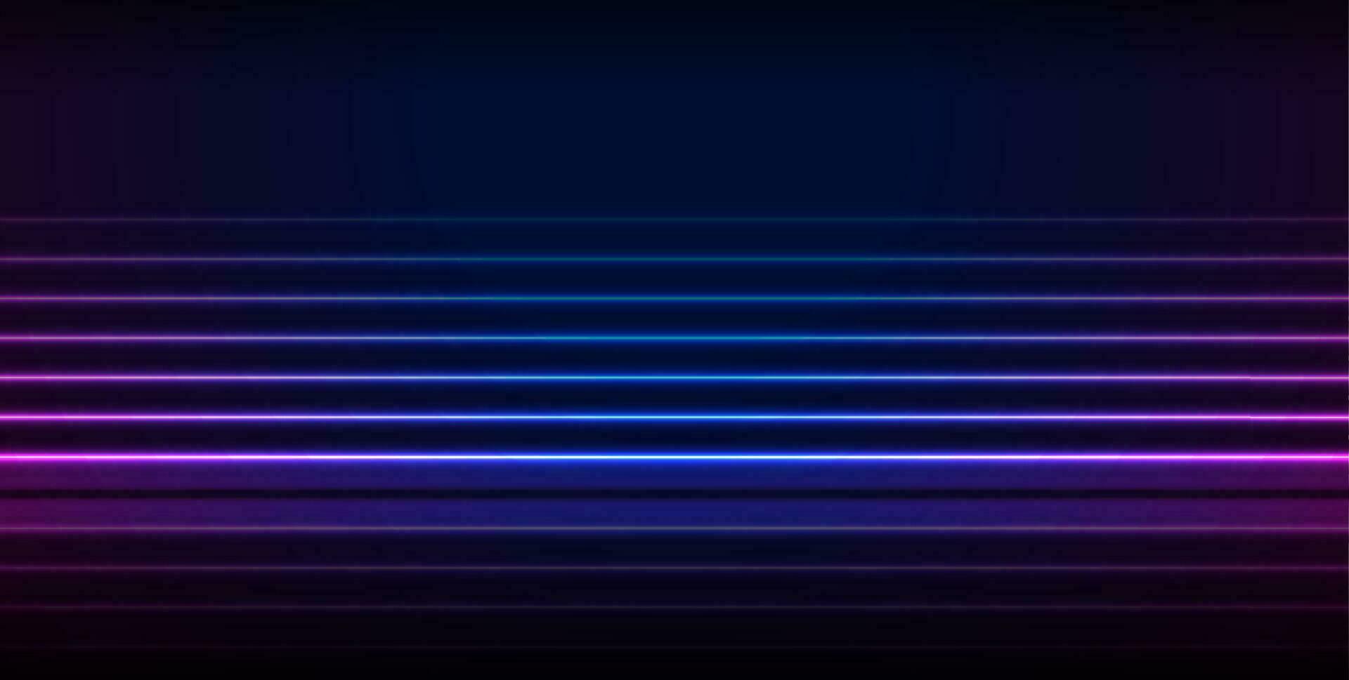 Blue ultraviolet neon laser lines technology minimal background vector