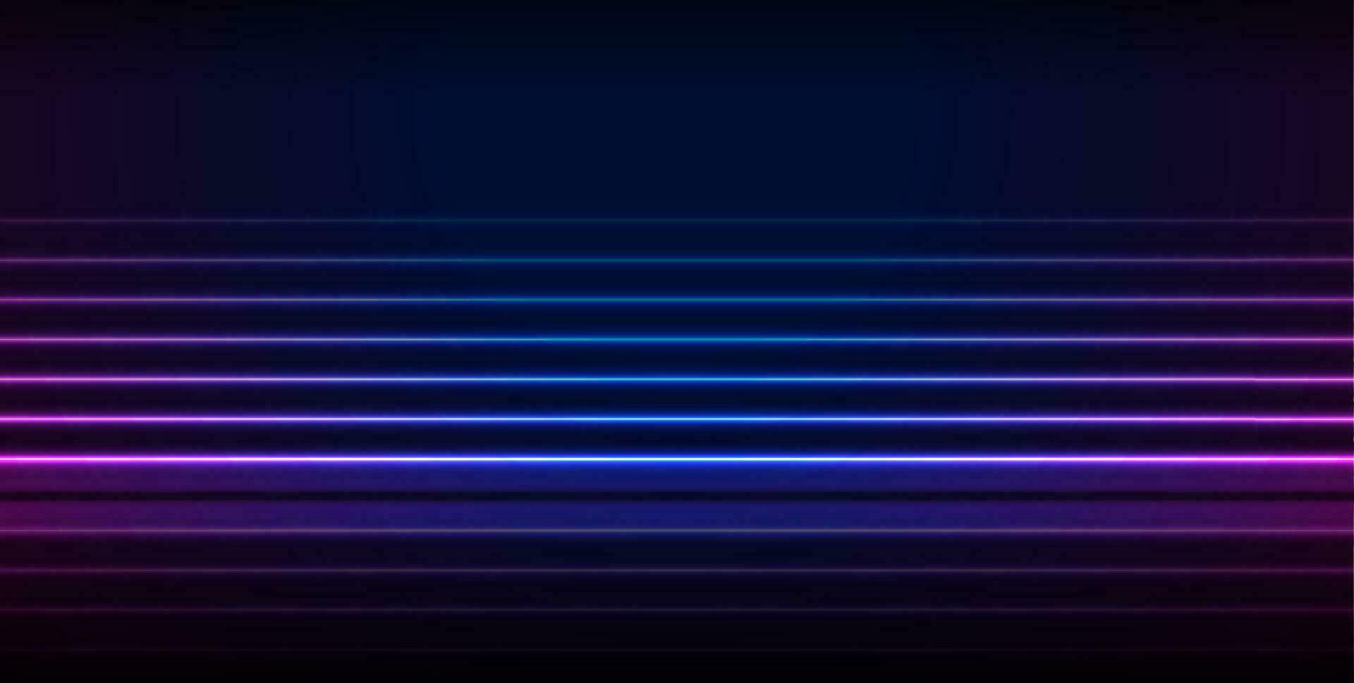 Blue ultraviolet neon laser lines technology minimal background vector