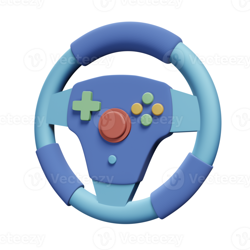 Jeu pilotage roue 3d icône png