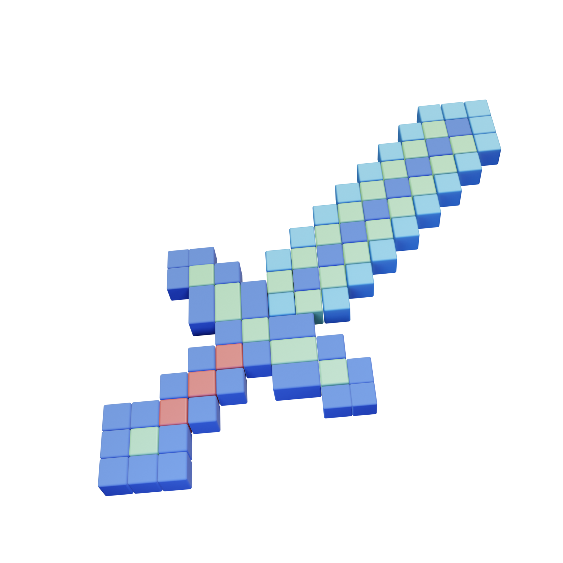 Minecraft Sword 3D Icon 28345371 PNG