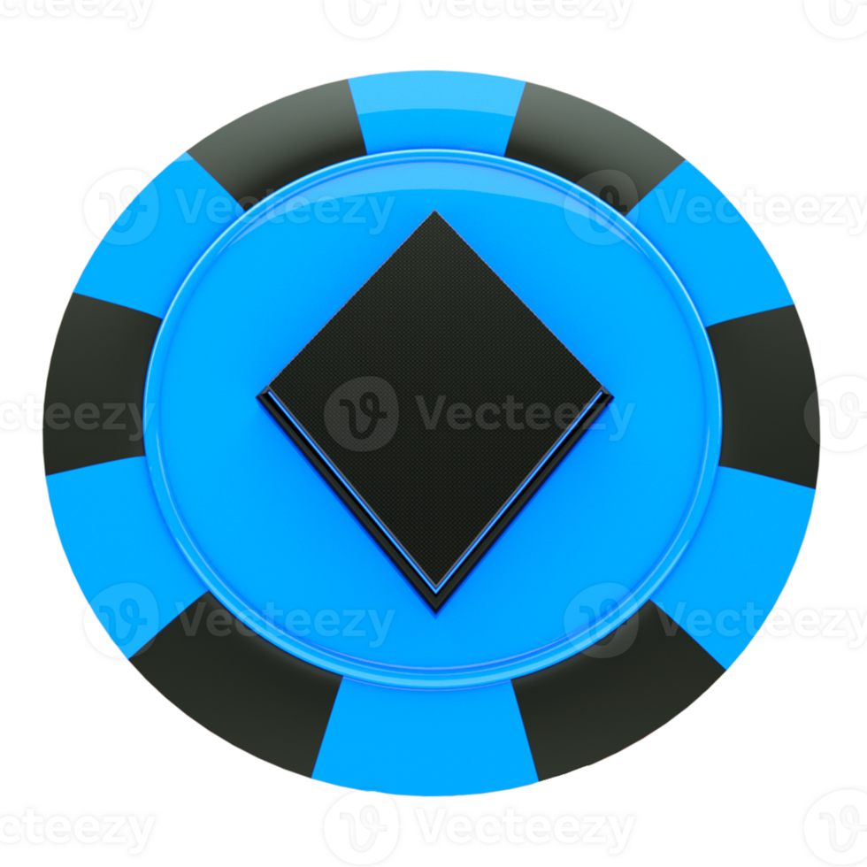 3d render object casino png