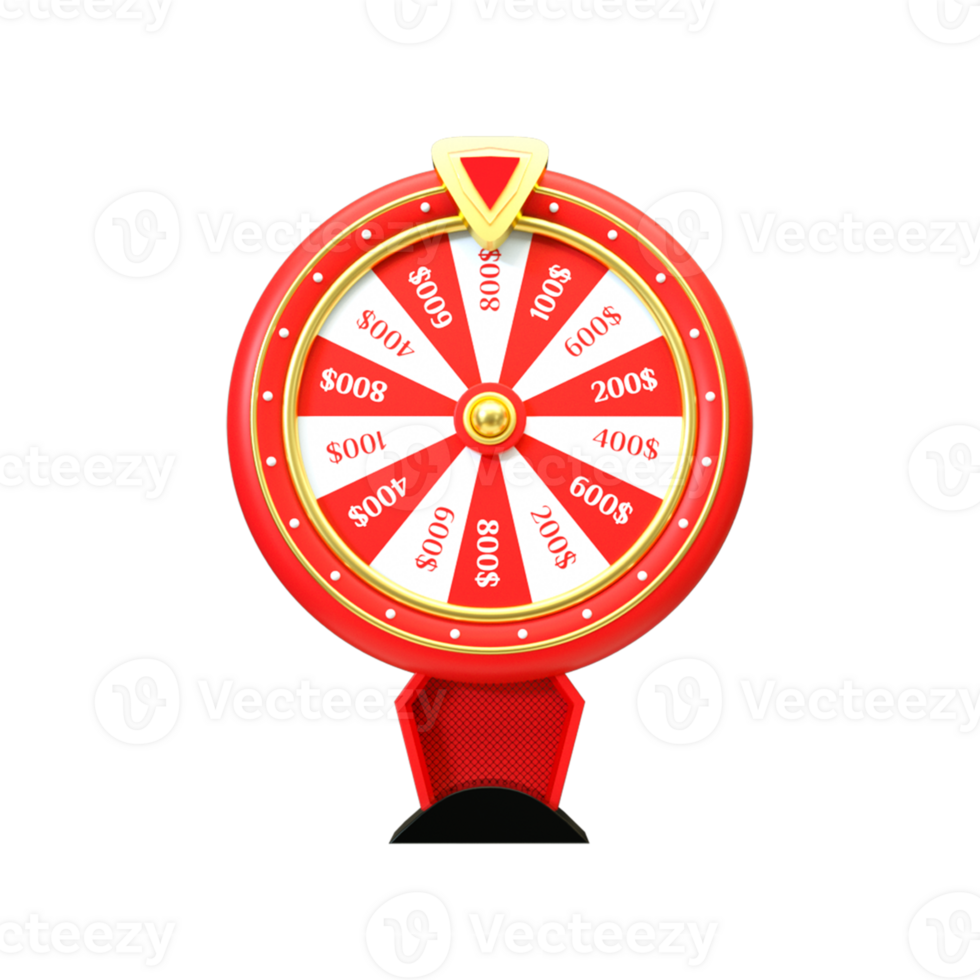 3d render object casino png