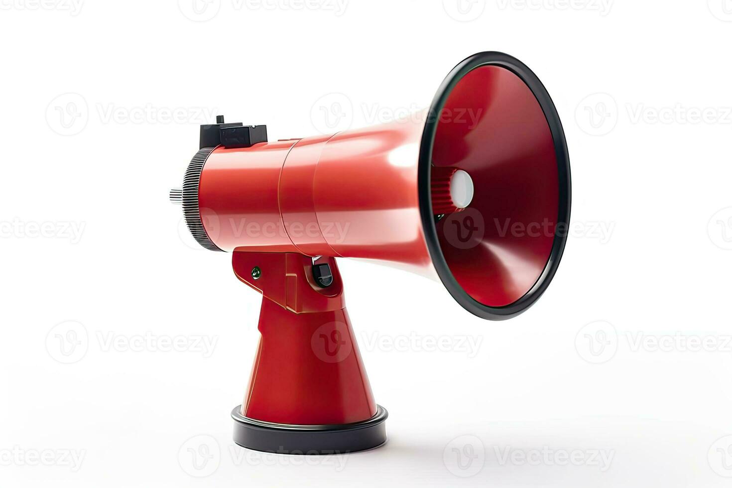 A megaphone isolated on white background. Generative Ai photo