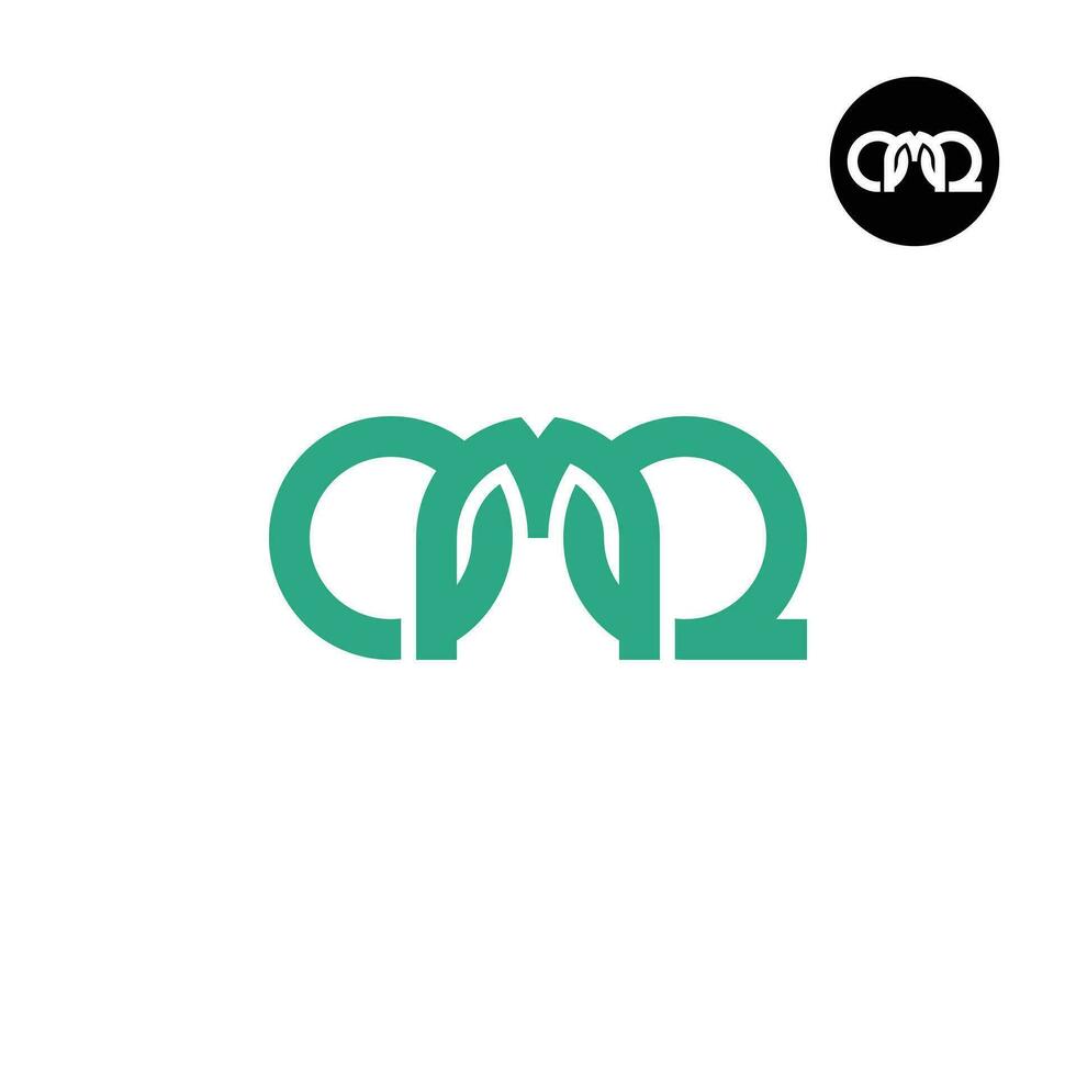 Letter OMQ Monogram Logo Design vector