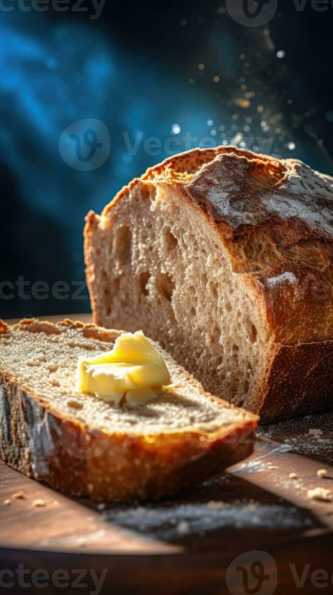 A slice of bread with butter and honey dripping down the side 28346150