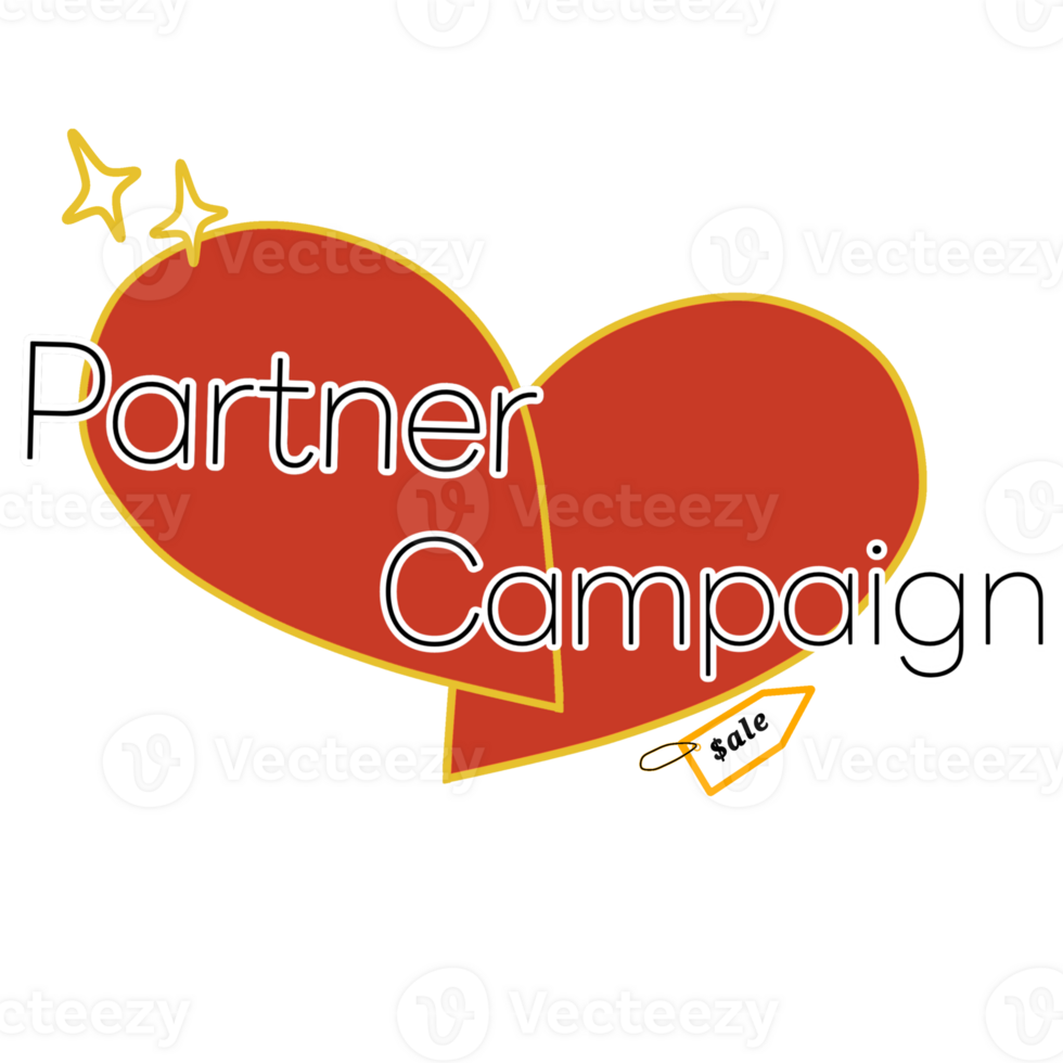 partner campaign sale label png