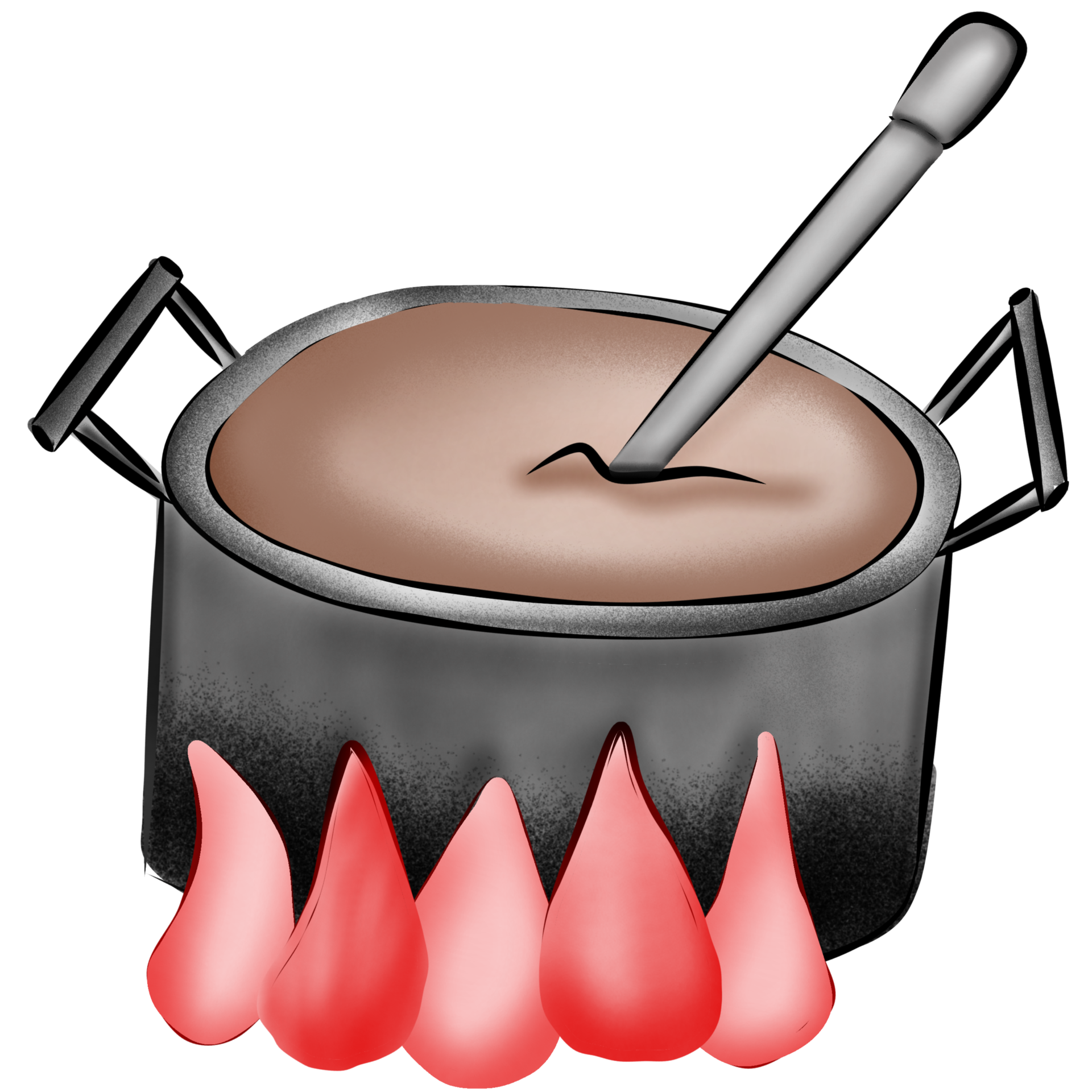 illustration of a pot that is boiling water 28346274 PNG