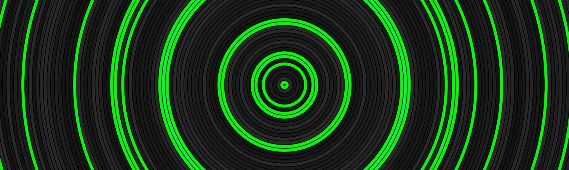 Black and grey circles header. Abstract modern vector banner. Simple geometric pattern background
