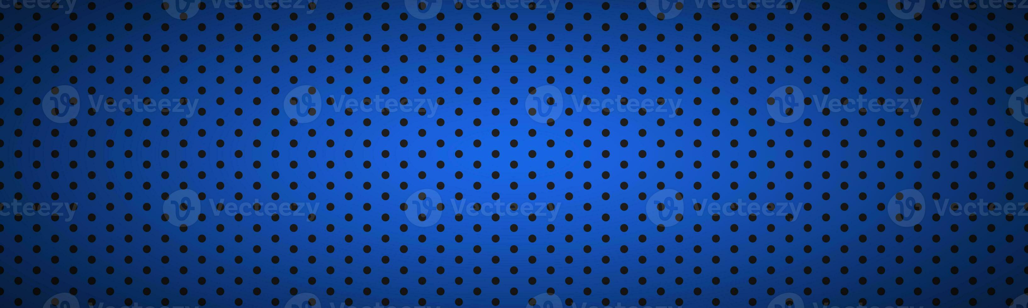 Structured dark blue metallic perforated header. Technology vector illustration background photo