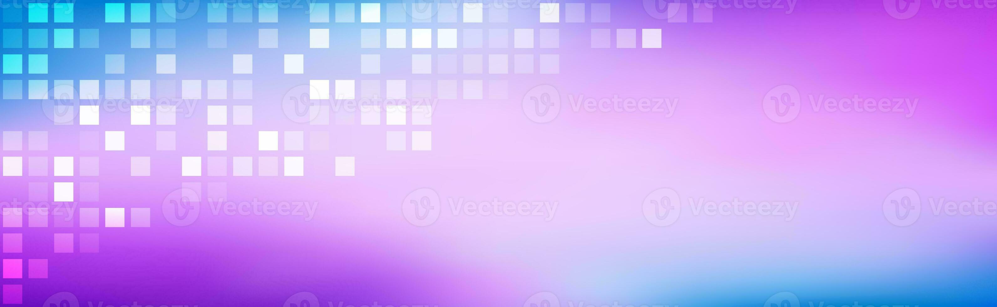 Abstract bright rainbow heared. Purple blue gradient with transparent squares. Modern mosaic look. Simple modern satin texture. Vector background photo
