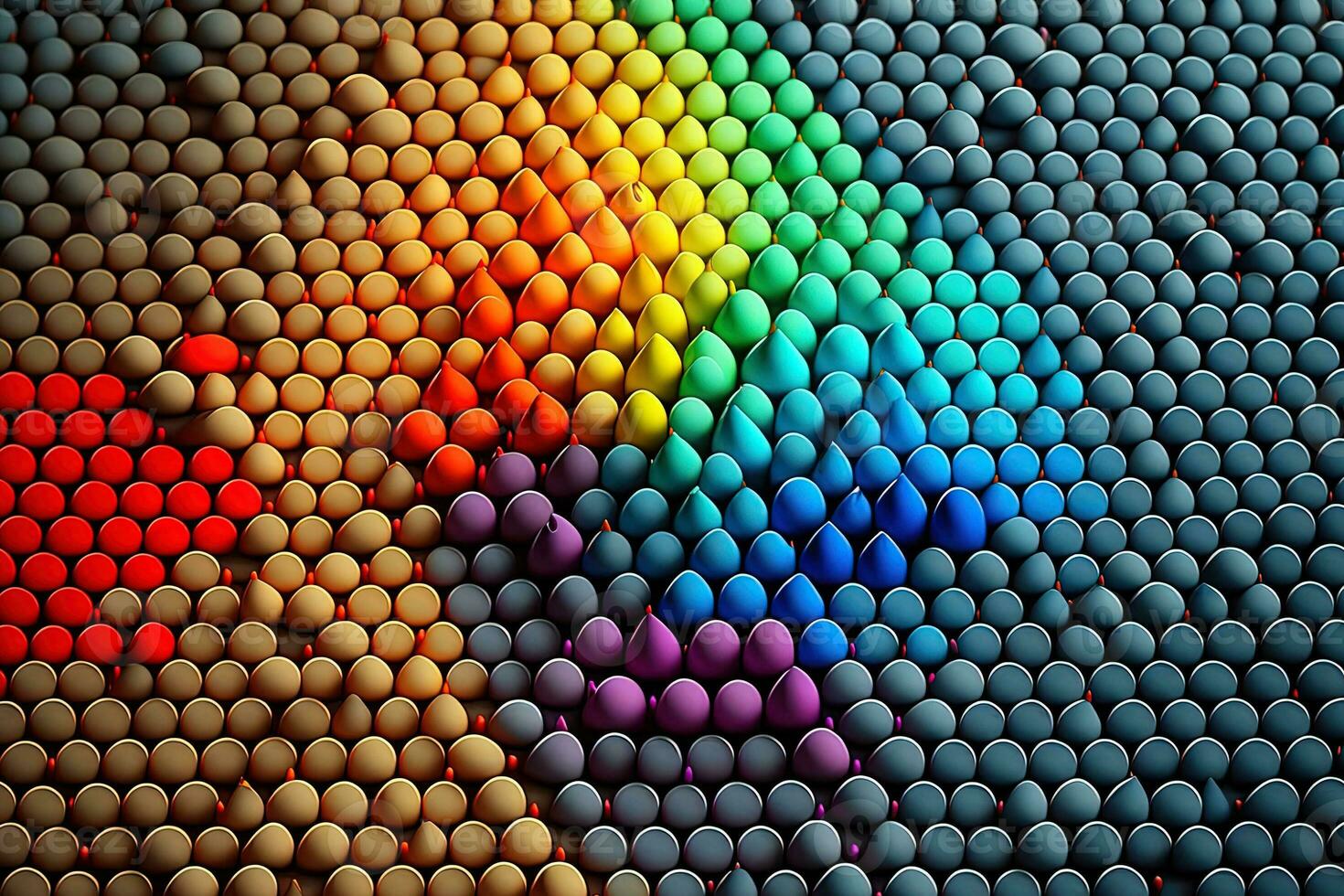 A group of colored points on a flat surface that closely resembles another object constitutes a picture, also known as an image. Generative AI photo