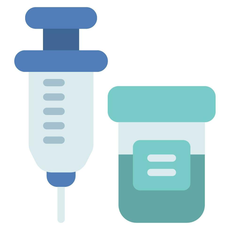 Syringe and Needle Icon illustration, for web, app, infographic, etc vector
