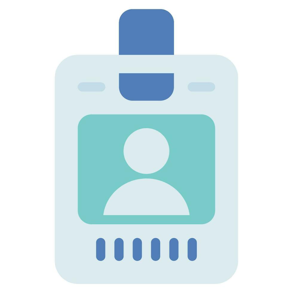 Hospital ID Badge Icon illustration, for web, app, infographic, etc vector