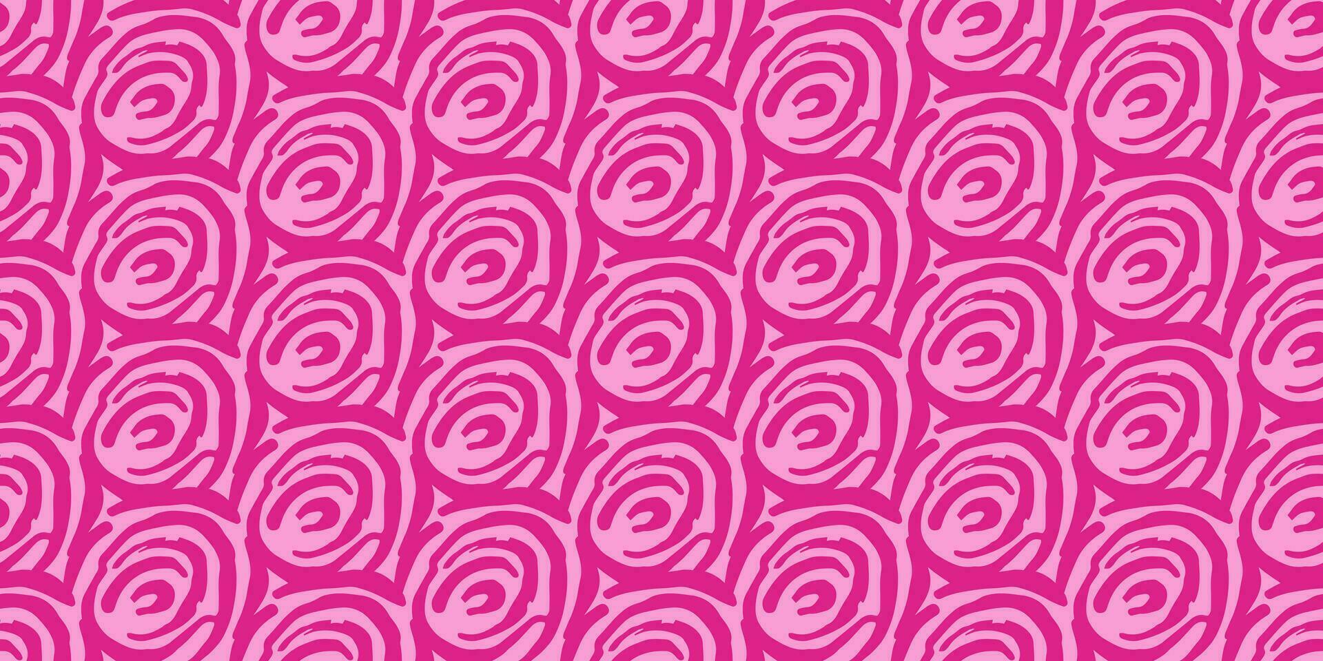 Barbie background. Pink shape seamless pattern art vector