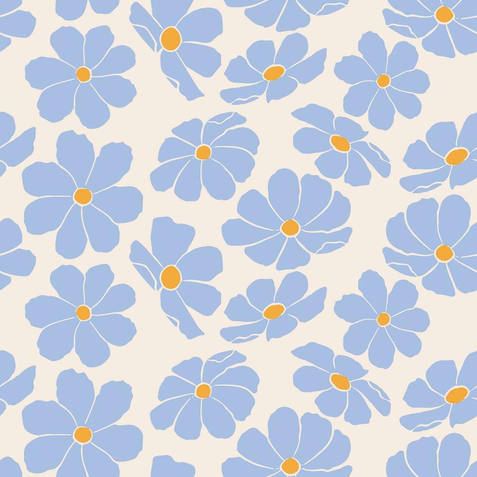 exótico mano dibujado flores, sin costura patrones con floral para tela, textiles, ropa, envase papel, cubrir, bandera, pared arte, antecedentes. vector ilustración.