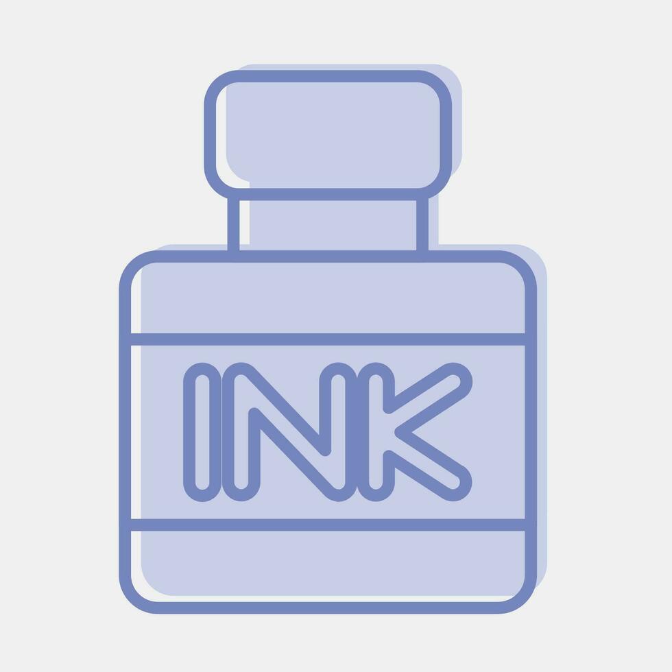 Icon ink. Indonesian general election elements. Icons in two tone style. Good for prints, posters, infographics, etc. vector