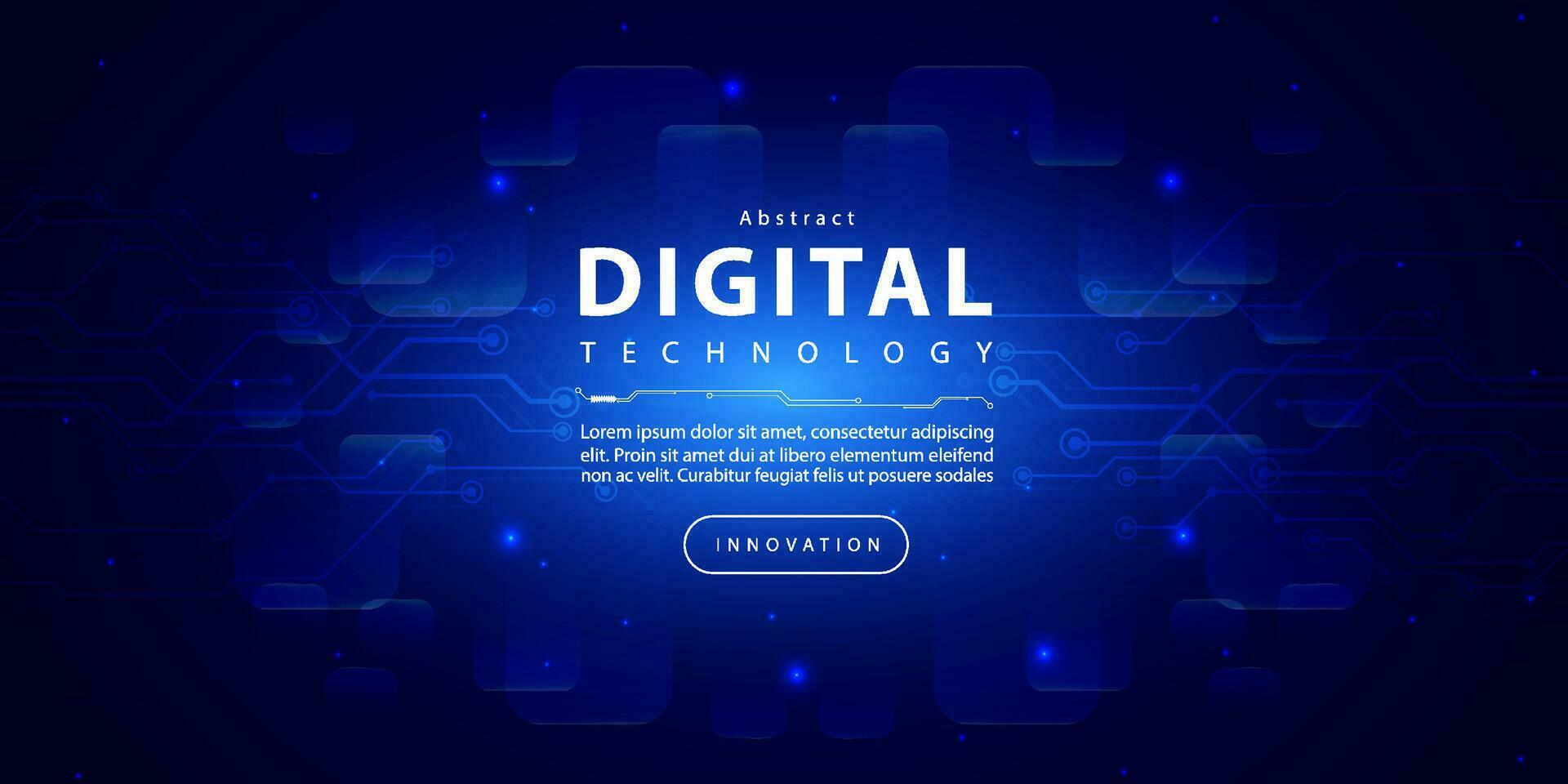 Digital technology speed connect blue background, cyber nano information, abstract polygon communication, innovation future tech data, internet network connection, Ai big data, line dot illustration vector