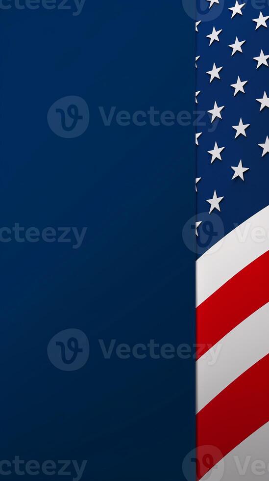4th of July Minimalist Background photo
