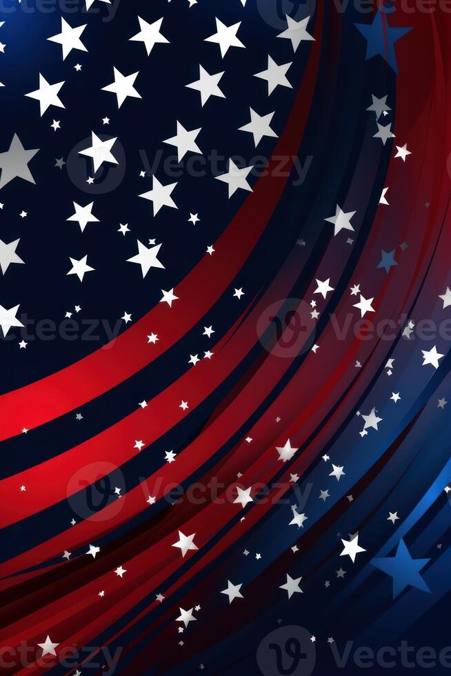 4th of July Minimalist Background photo