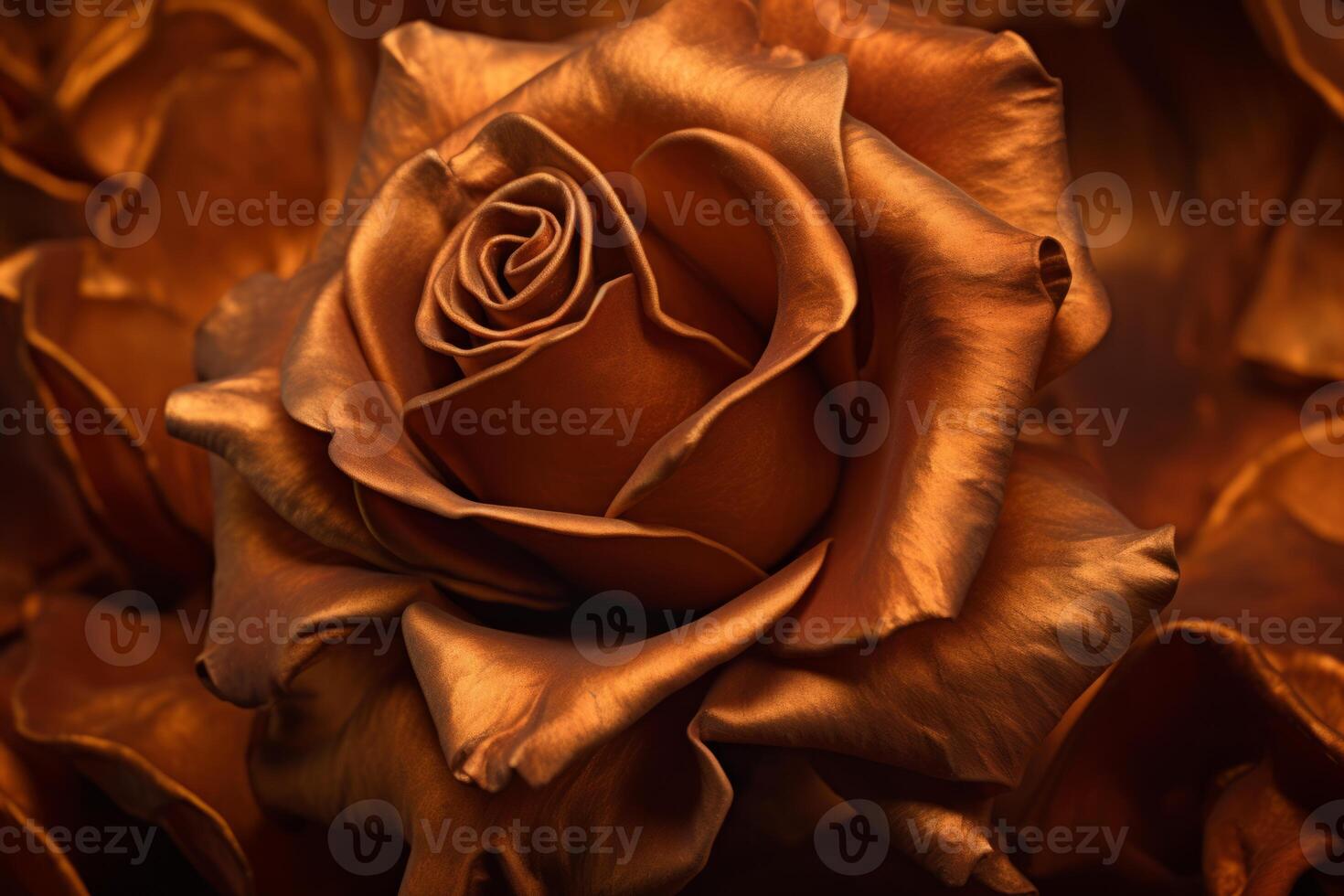 Bronze Roses Texture Background photo