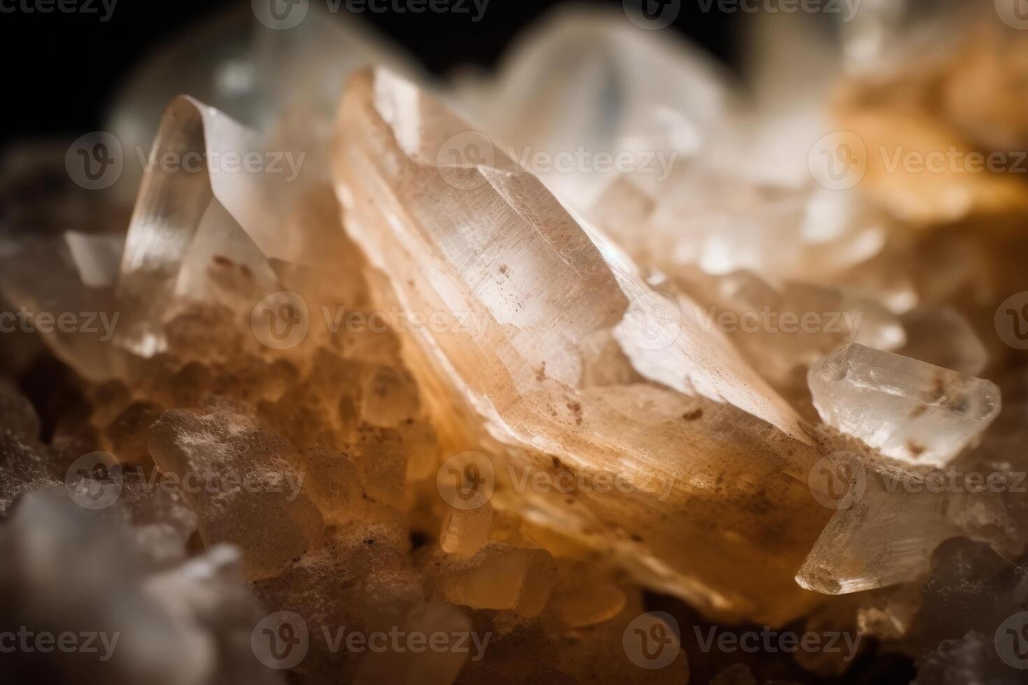 Closeup of a Quartz Rock photo