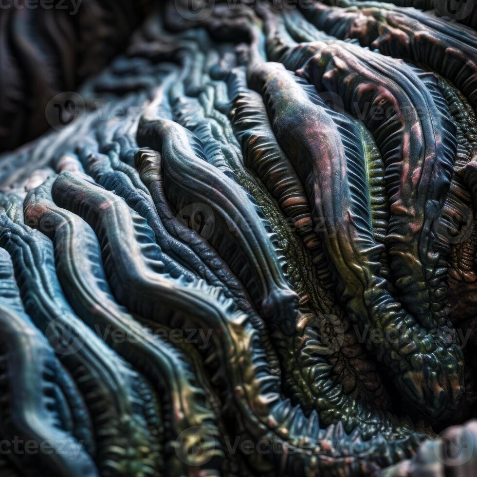Closeup of an Alien Like Texture photo