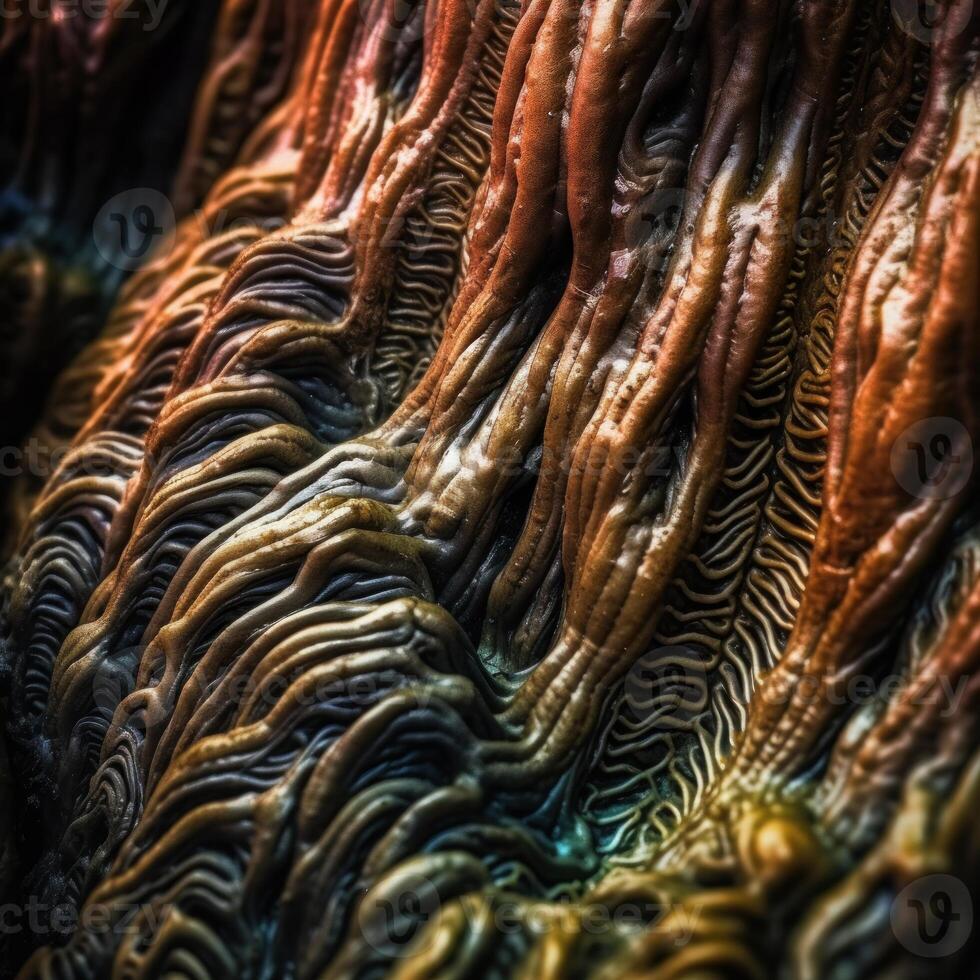Closeup of an Alien Like Texture photo