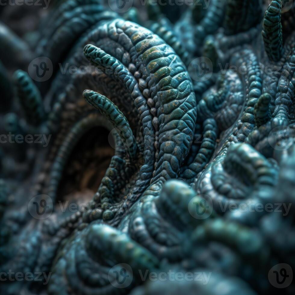 Closeup of an Alien Like Texture photo