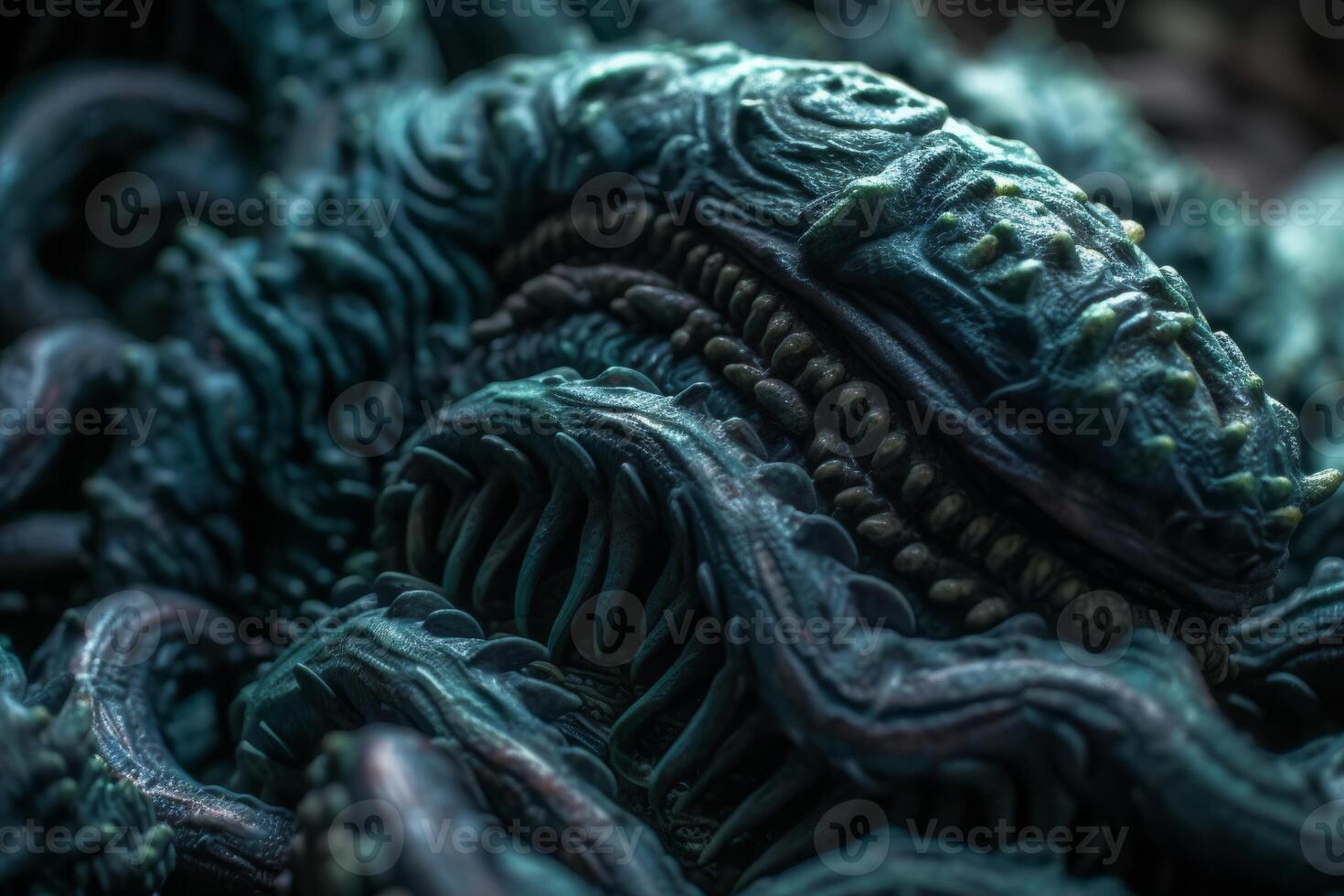 Closeup of an Alien Like Texture photo