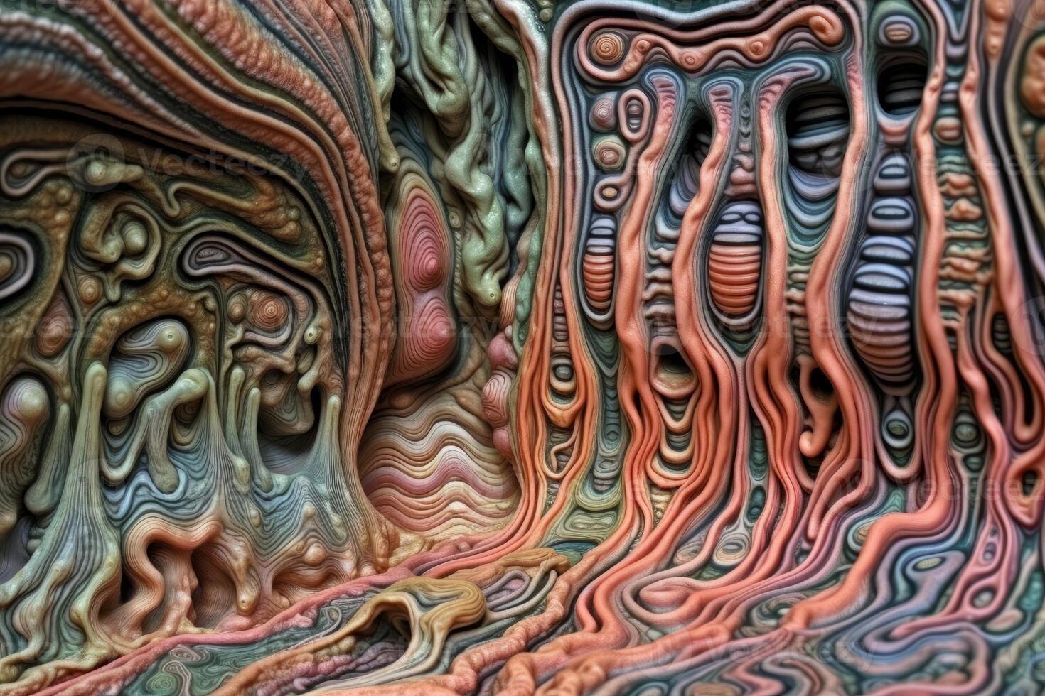Closeup of an Alien Like Texture photo