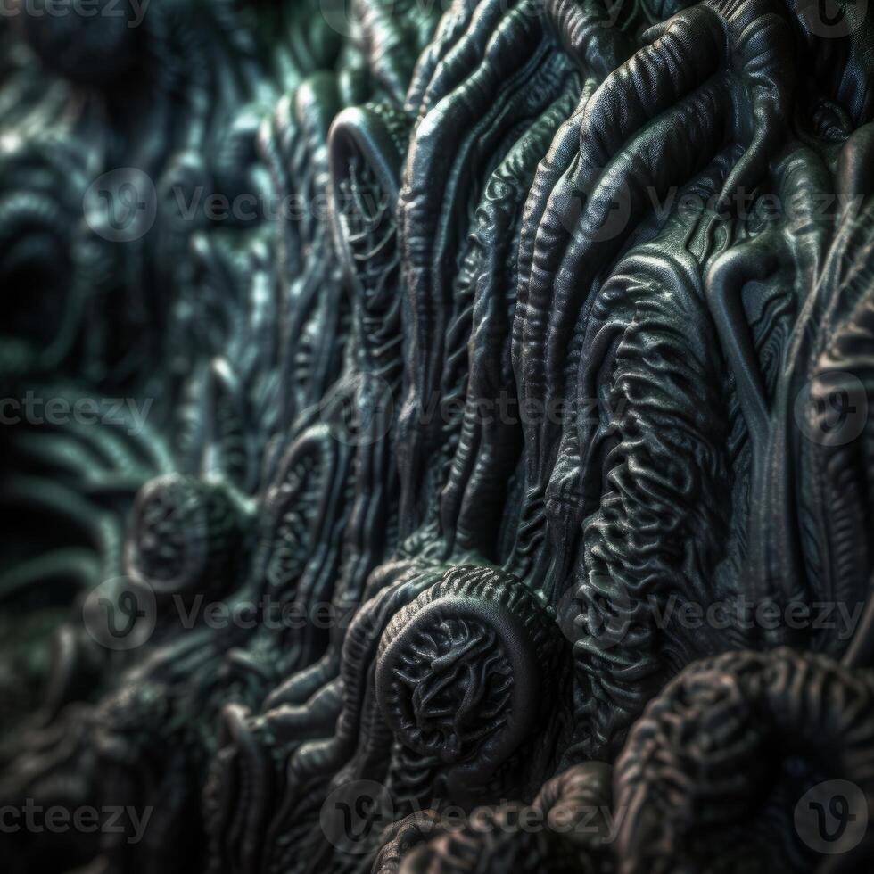 Closeup of an Alien Like Texture photo