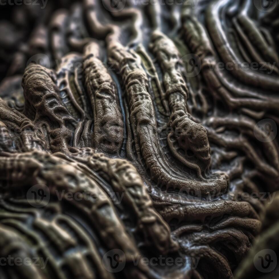 Closeup of an Alien Like Texture photo