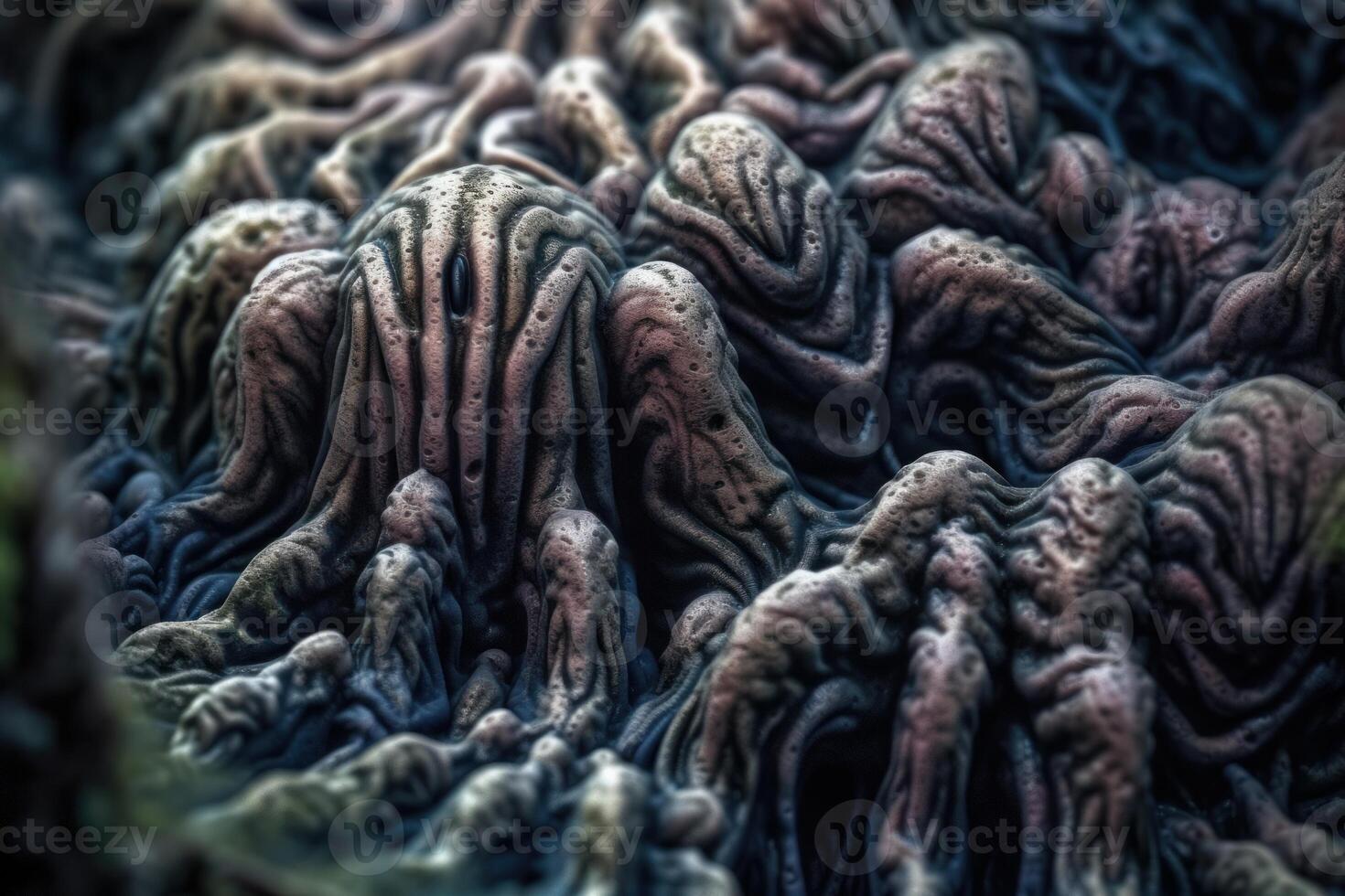 Closeup of an Alien Like Texture photo