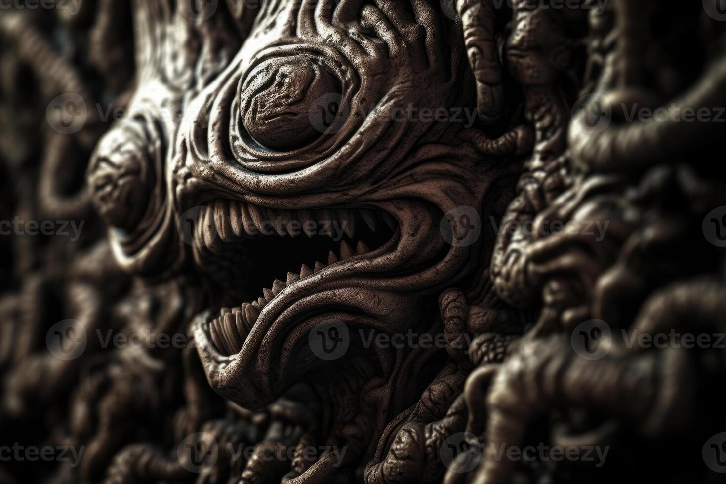Closeup of an Alien Like Texture photo