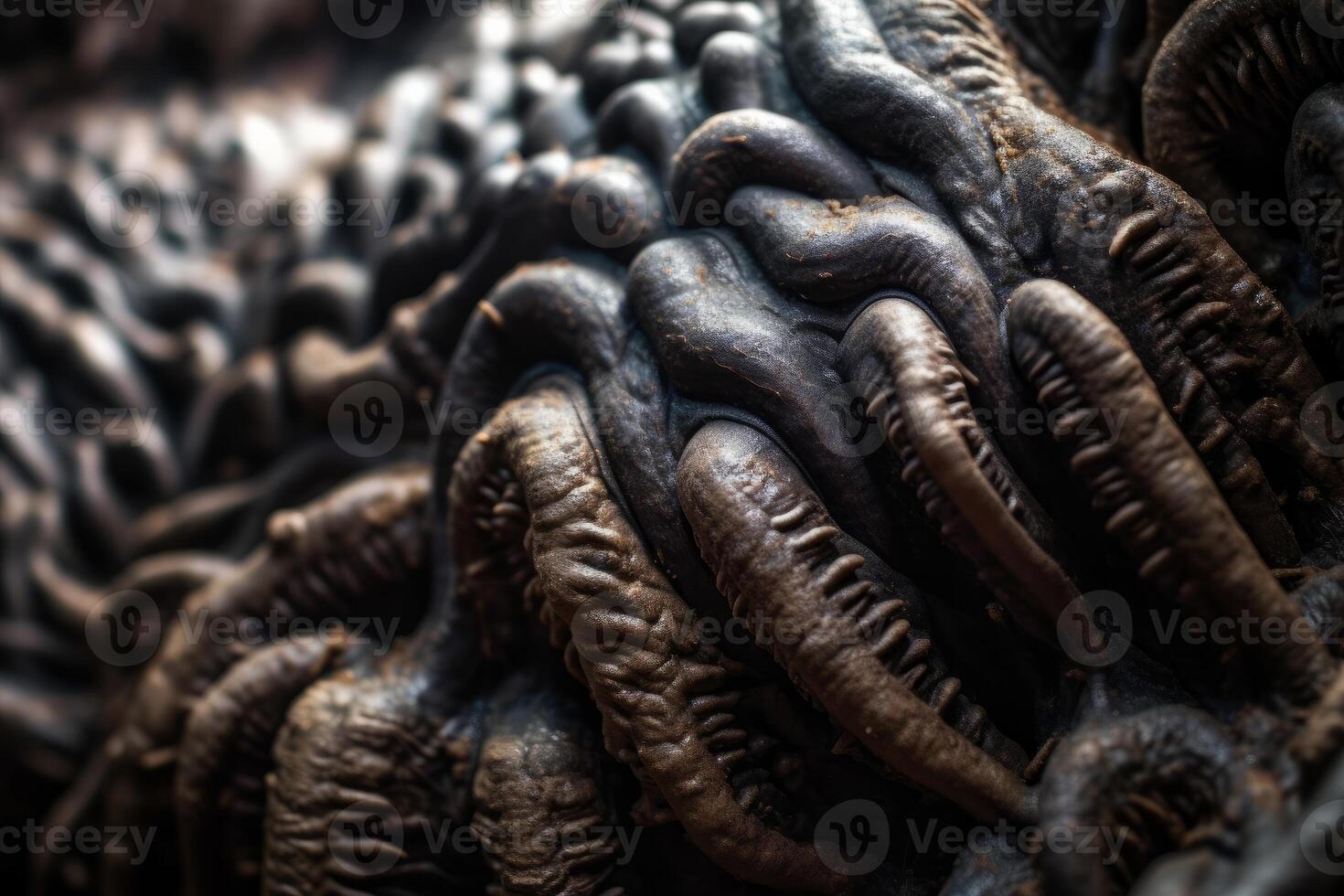 Closeup of an Alien Like Texture photo