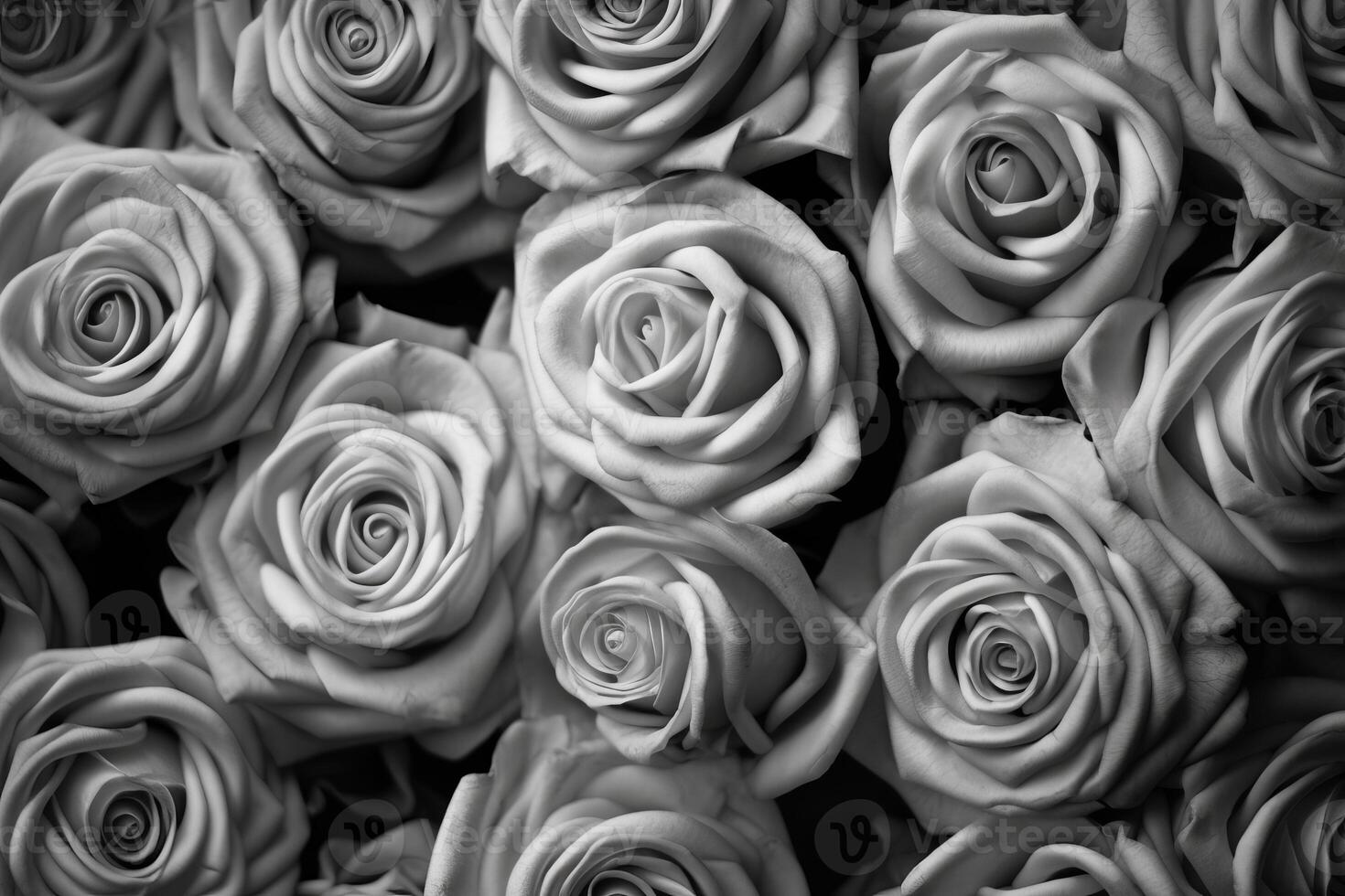 Desaturated Color Black and White Roses Texture Background photo