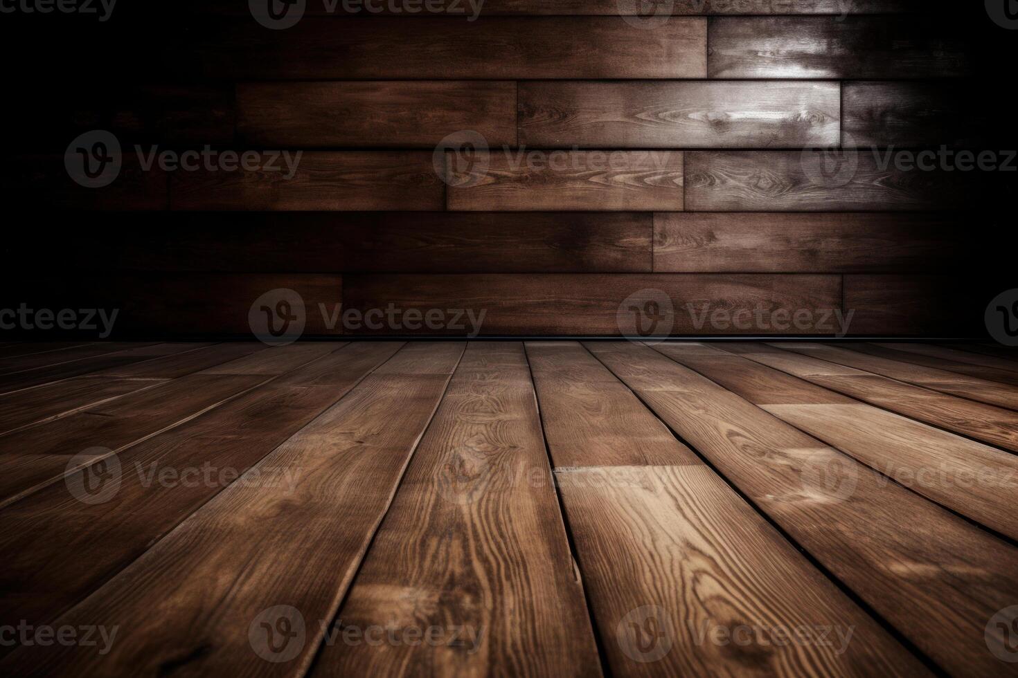 Glossy Wooden Planks Texture Background photo