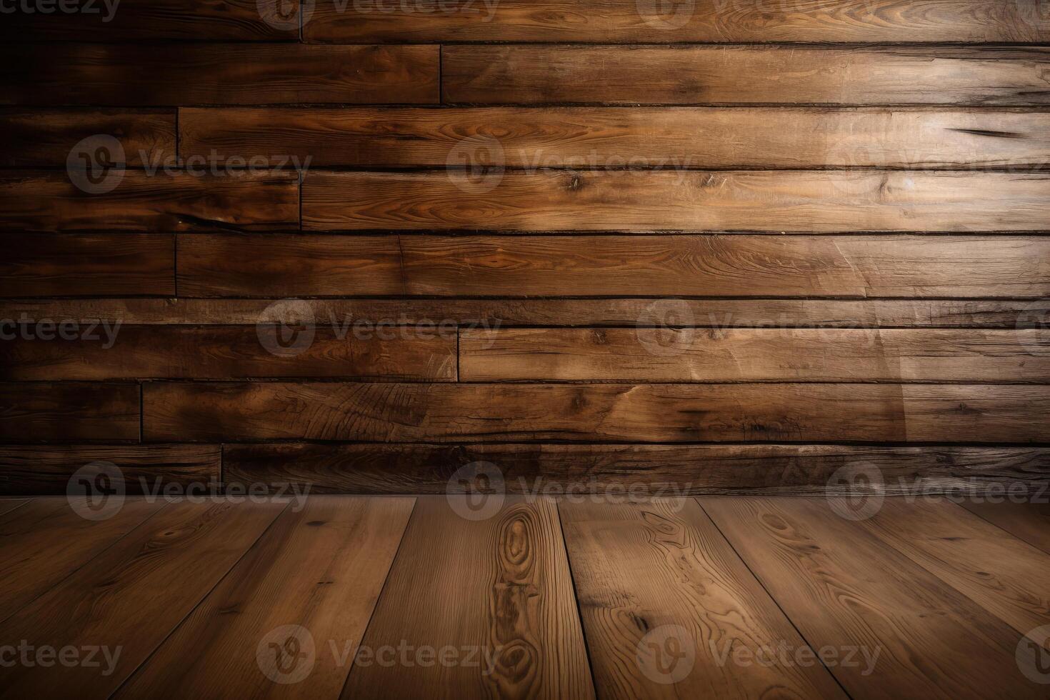Glossy Wooden Planks Texture Background photo