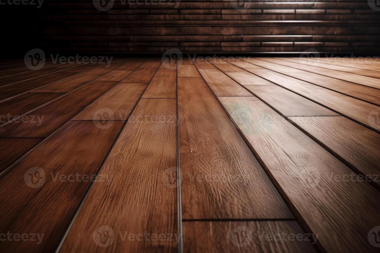 Glossy Wooden Planks Texture Background photo