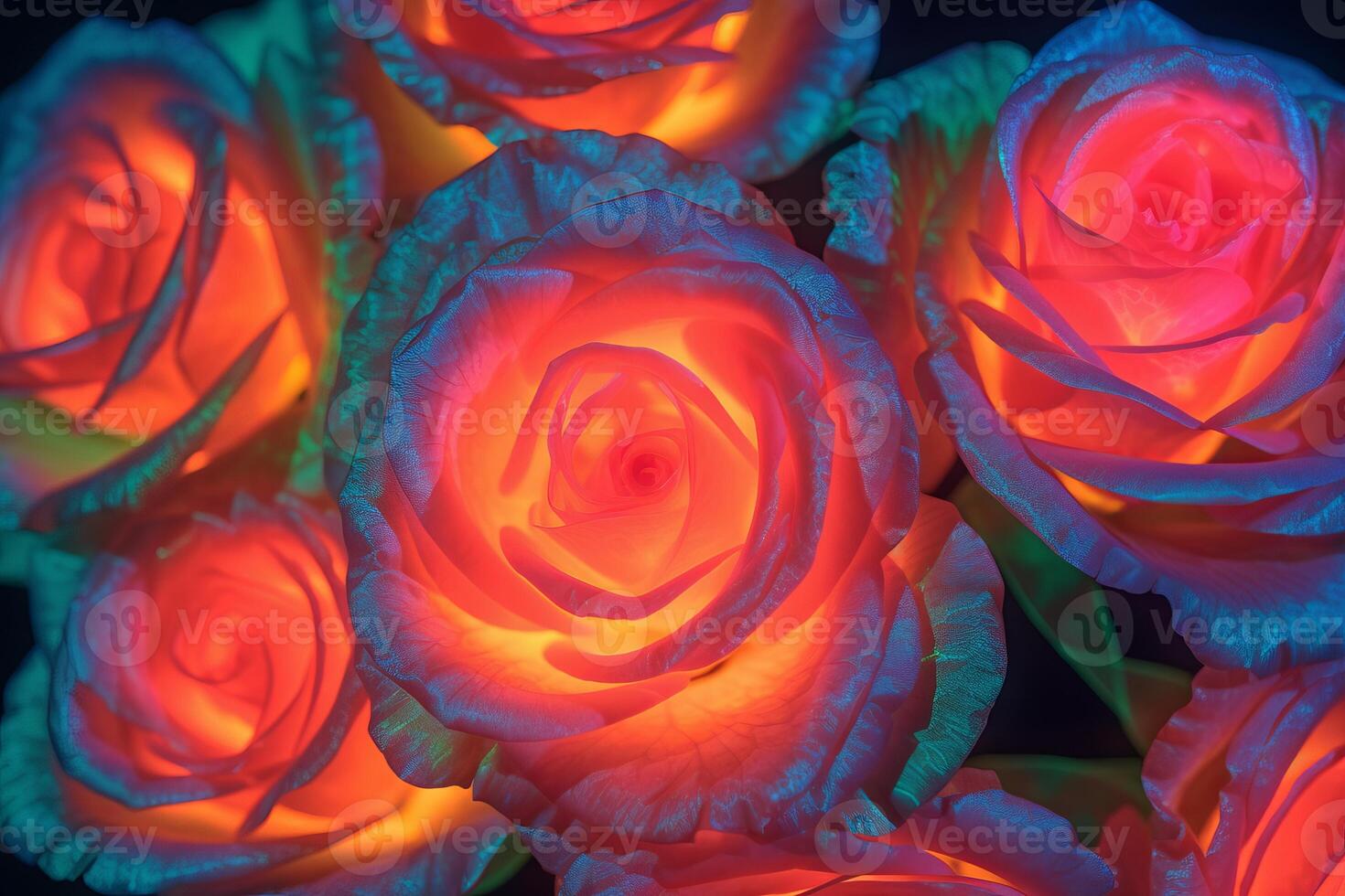 Glowing Rose Texture Background photo